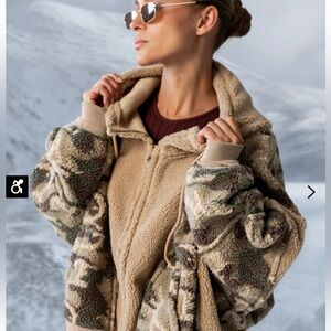 Bohme Lennox Oversized Sherpa Jacket